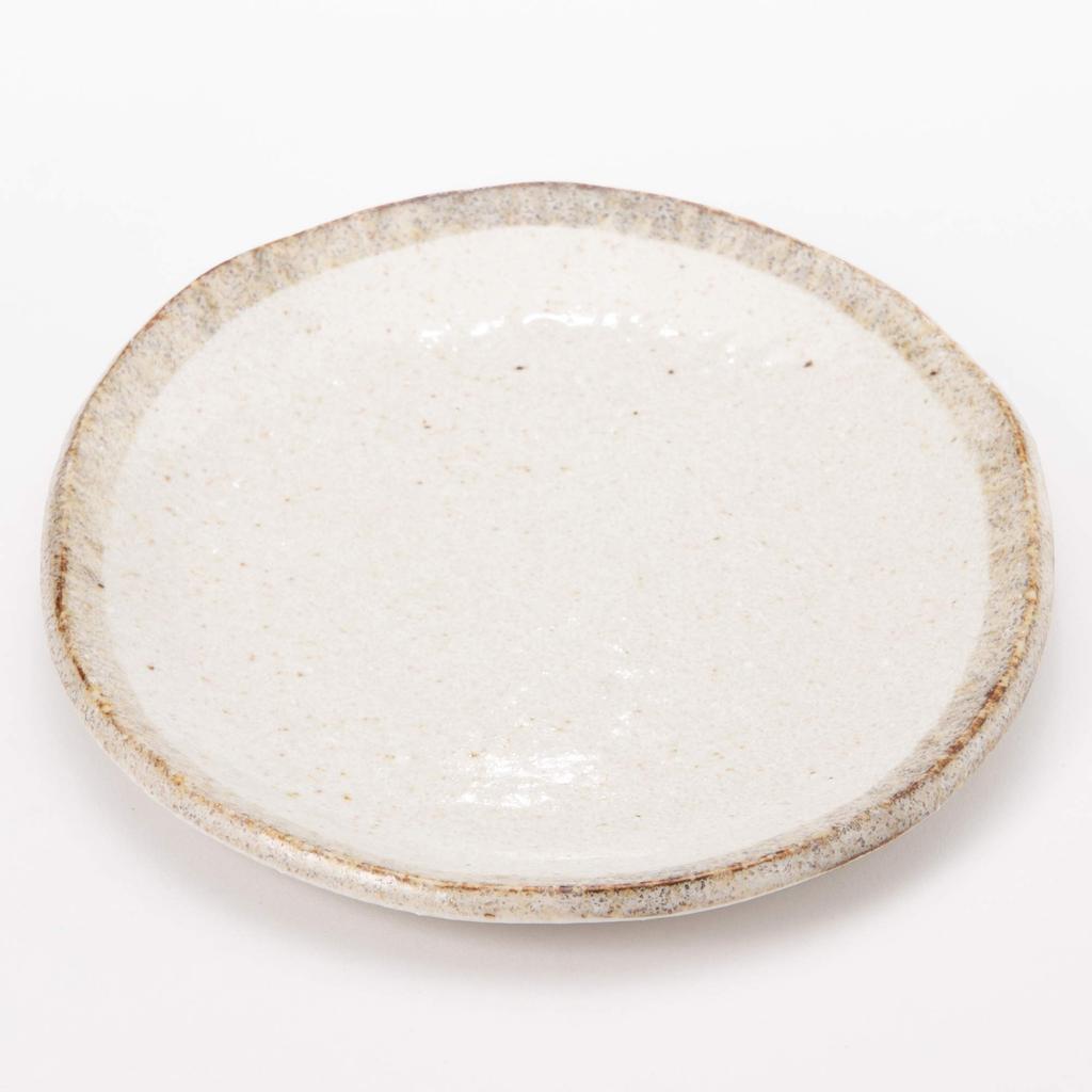 Mino Ware Shirokaratsu White Oval Plate