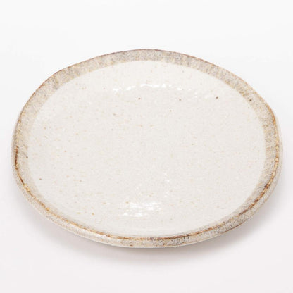Mino Ware Shirokaratsu White Oval Plate