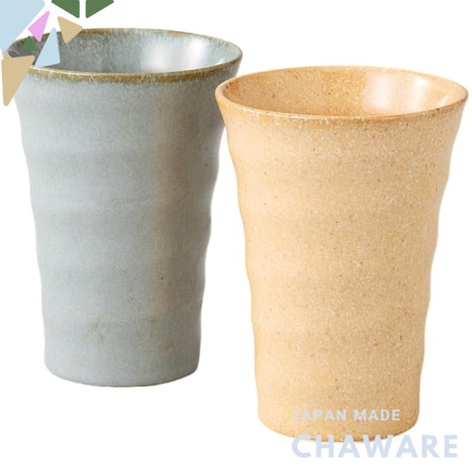 Ale-net Mino-yaki Porcelain Tumbler Pair (Set of 2) – Made in Japan