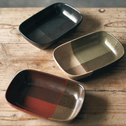 aito Seisakusho Tone on Tone Ceramic Tableware - Microwave & Dishwasher Safe, Mino Ware, Made in Japan