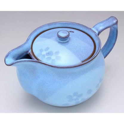 Mino Ware Ceramic Teapot Pot Sakura Cherry Blossom Design, Kiln-Fired, Made in Japan 500-25
