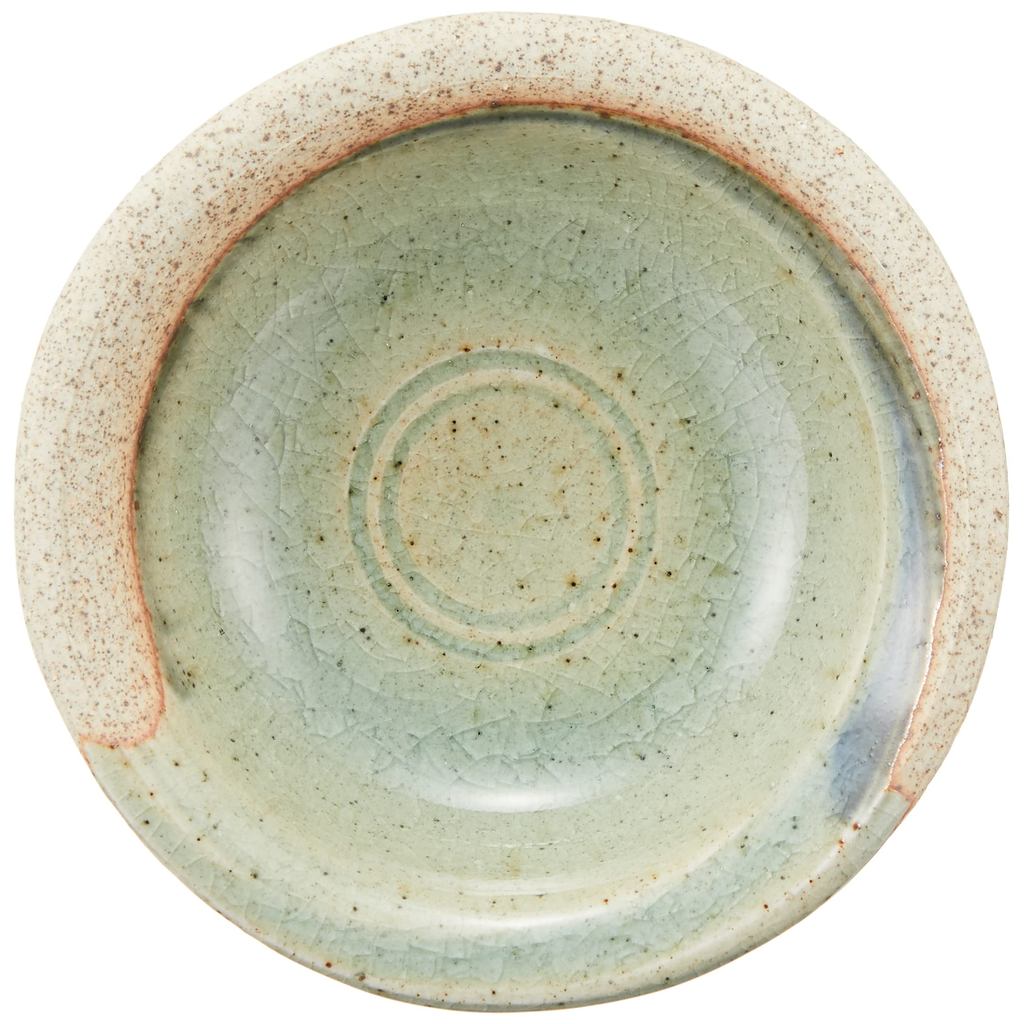瀬戸焼 灰釉丸紋 サラダ鉢17cm 日本製
