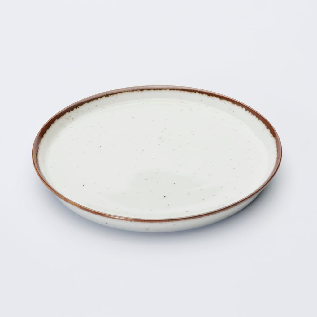 aito "Grain" Mino Ware Ceramic Plate – Microwave & Dishwasher Safe, Made in Japan (15 cm / 23 cm, Blue or Brown)