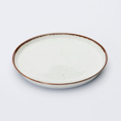 aito "Grain" Mino Ware Ceramic Plate – Microwave & Dishwasher Safe, Made in Japan (15 cm / 23 cm, Blue or Brown)