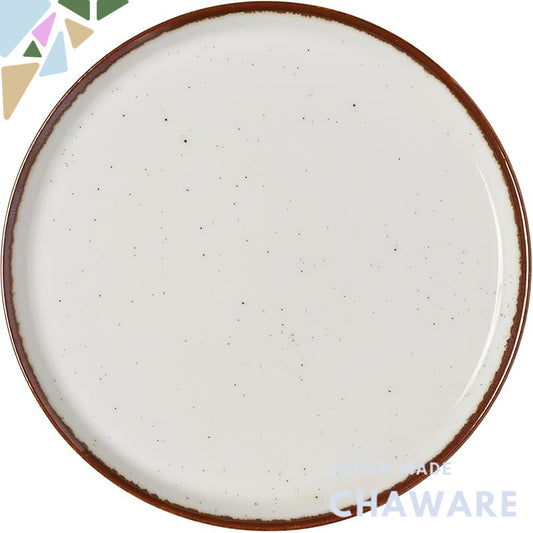 aito "Grain" Mino Ware Ceramic Plate – Microwave & Dishwasher Safe, Made in Japan (15 cm / 23 cm, Blue or Brown)