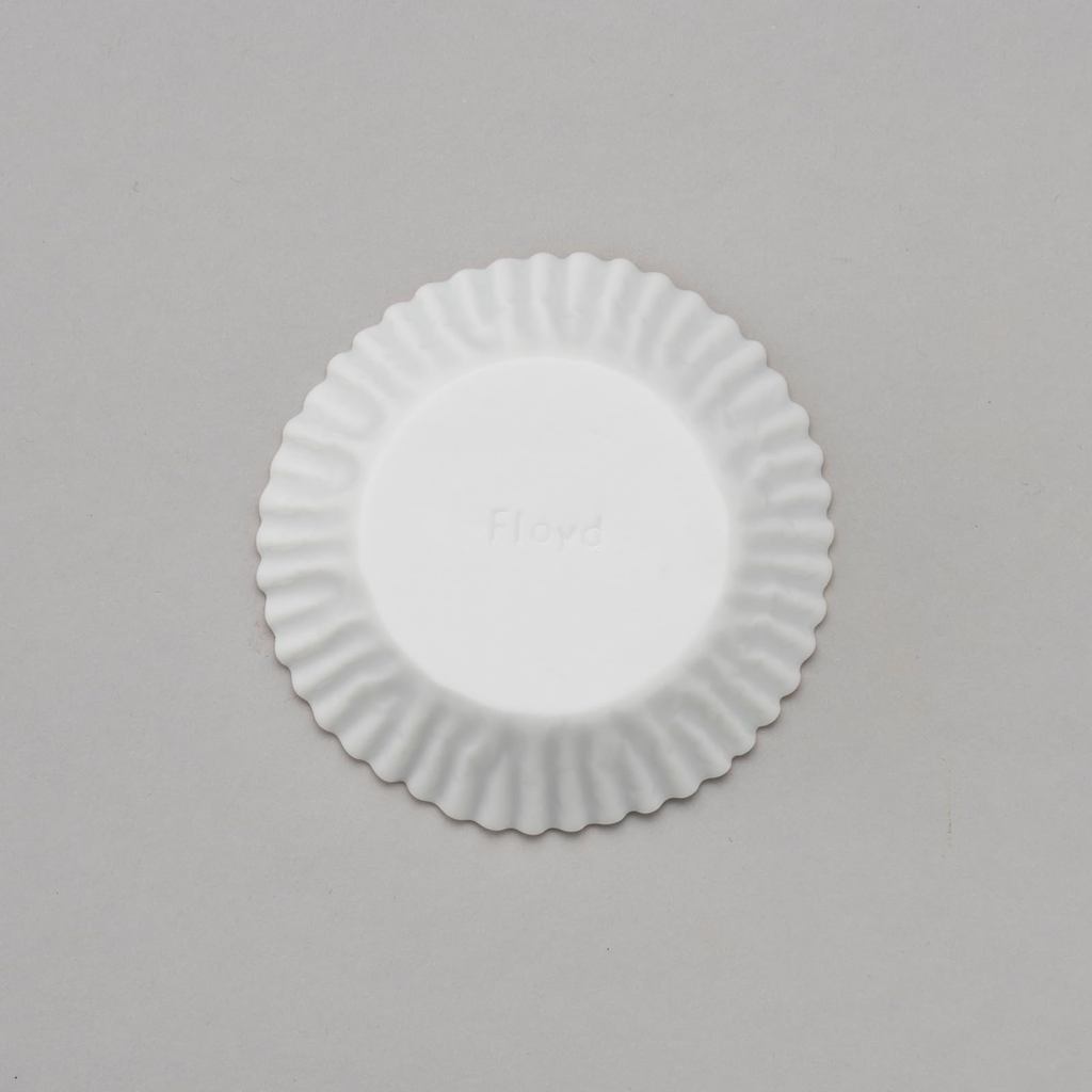 Floyd Candy Cup (L) 8cm Small Dish Set of 2 - Silver Mini Plates / Soy Sauce Dishes, Japan