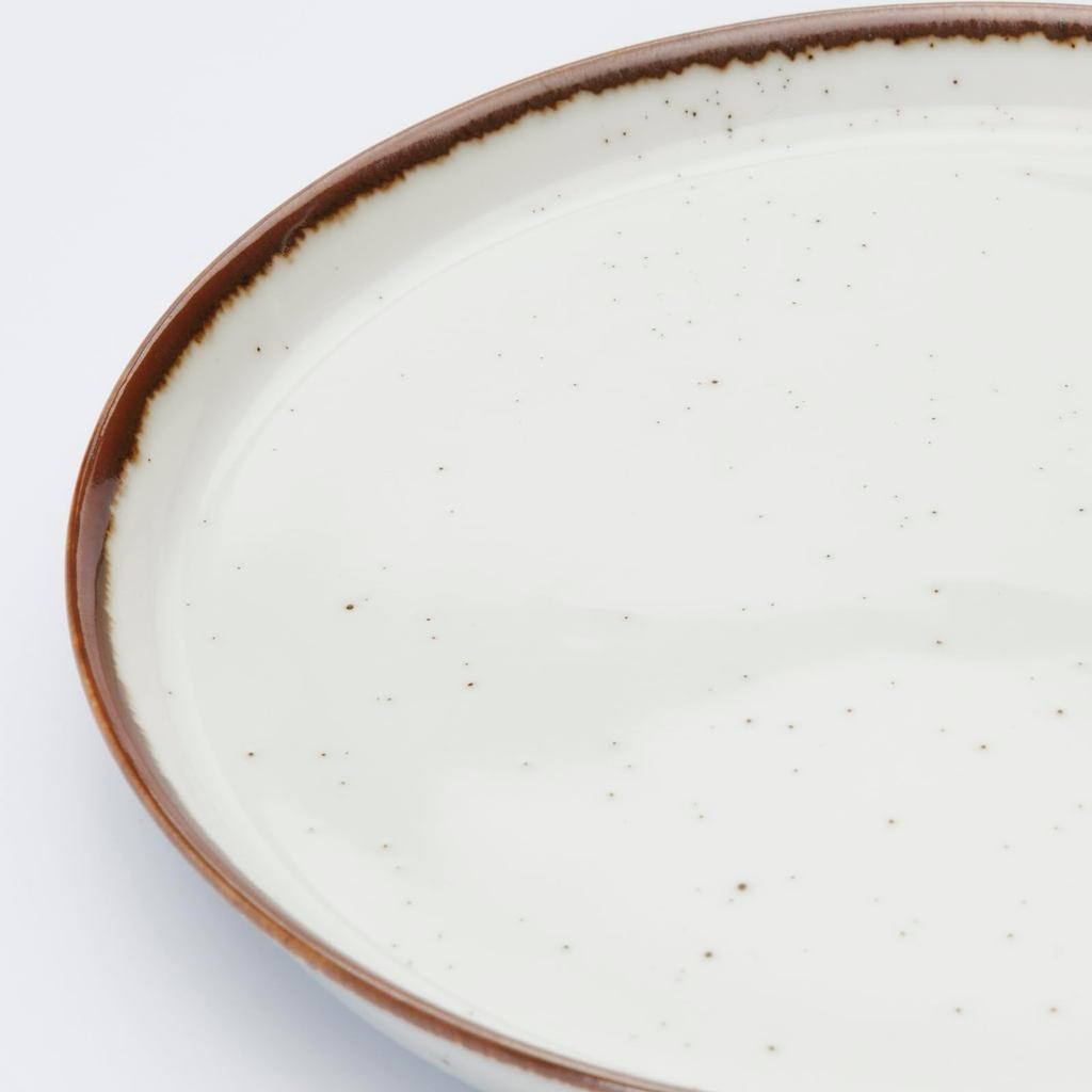 aito "Grain" Mino Ware Ceramic Plate – Microwave & Dishwasher Safe, Made in Japan (15 cm / 23 cm, Blue or Brown)