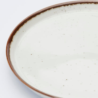 aito "Grain" Mino Ware Ceramic Plate – Microwave & Dishwasher Safe, Made in Japan (15 cm / 23 cm, Blue or Brown)