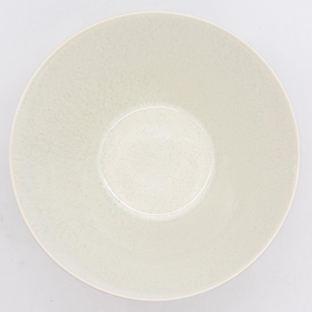 Aito Natural Color Mino Ware Large Donburi/Ramen Bowl 17cm x 9.4cm — Microwave & Dishwasher Safe Japanese Ceramic