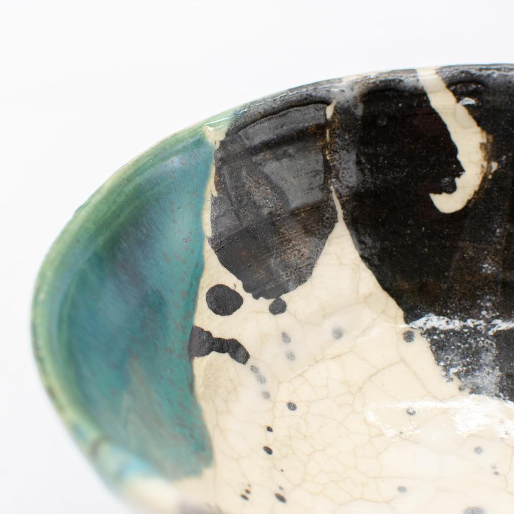 Seto Ware "Miyoshi Gosan" Ko‑Oribe Ceramic Tableware (Made in Japan)