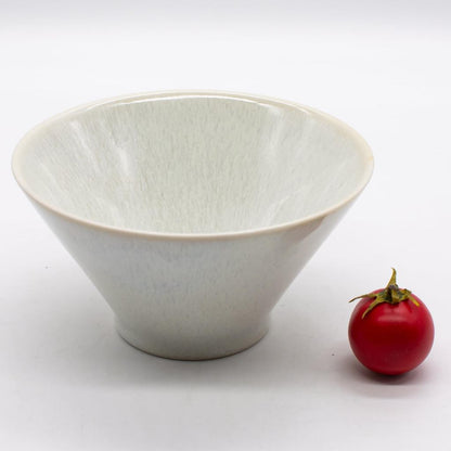 aito Seisakusho "Natural Color" 13×7 cm Mino Ware Large Rice & Salad Bowl - Microwave & Dishwasher Safe, Made in Japan