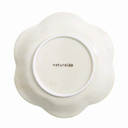 natural69 Hasami-yaki Kohiki Glazed Hexagonal Pressed Small Plate – Japanese Ceramic Side Plate, Microwave & Dishwasher Safe