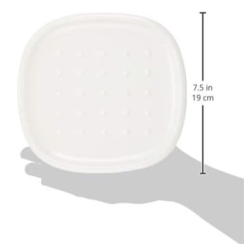 Miyama "Crust" 19×18 cm Mino Ware Bread/Side Plate – Microwave & Dishwasher Safe, Made in Japan