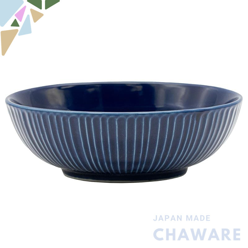 aito Seisakusho 'Sogi' 13cm Mino-yaki Ceramic Bowl Navy - Microwave & Dishwasher Safe, Made in Japan