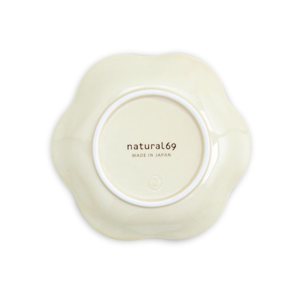 natural69 Hasami Ware Kobiki-Glazed Hexagonal Small Plate – Japanese Ceramic Side Dish, Microwave & Dishwasher Safe