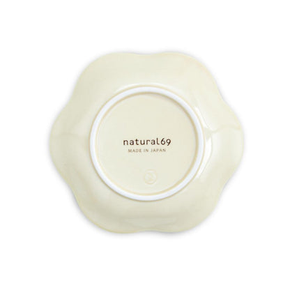 natural69 Hasami Ware Kobiki-Glazed Hexagonal Small Plate – Japanese Ceramic Side Dish, Microwave & Dishwasher Safe