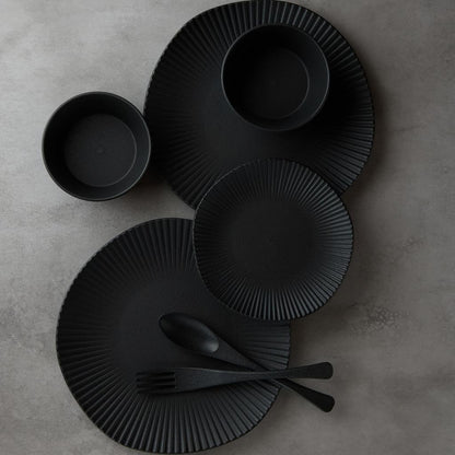 Ware Hendey 11cm Square Unbreakable Small Bowl - Premium Black, Heat-Resistant to 240°C, Microwave & Dishwasher Safe, High-Durability BPA-Free Resin Tableware with Ceramic Look - Made in Japan