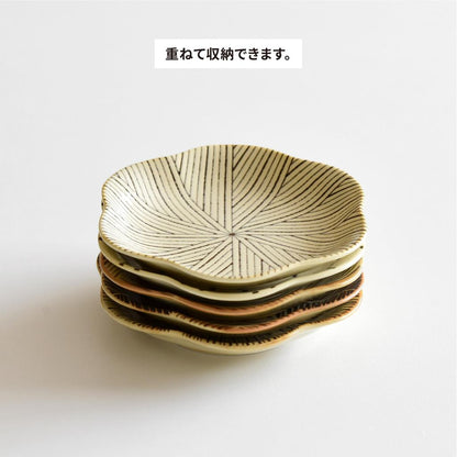 natural69 Hasami Ware Kobiki-Glazed Hexagonal Small Plate – Japanese Ceramic Side Dish, Microwave & Dishwasher Safe