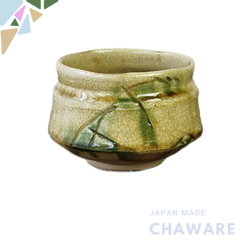 Japanese Akatsu-yaki Matcha Bowl (Made in Japan) by Higashi Kiln Harusou 11cm 570ml Seto Tea Chawan