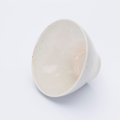 Aito Seisakusho 'Ha Gohon-te' White Seto Ware Rice Bowl 11cm Microwave & Dishwasher Safe, Japan