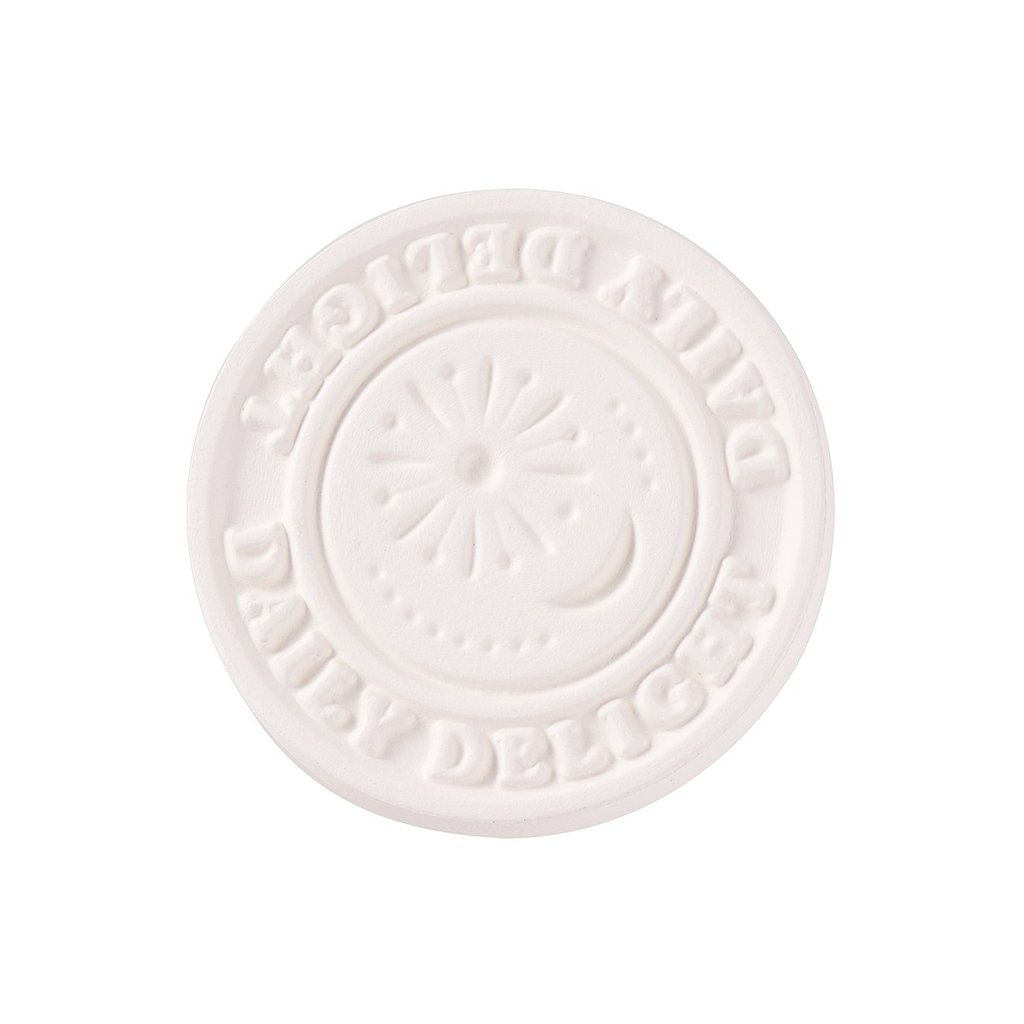 Daily Delight Portable Aroma Stone – Seto White Cloud Ceramic, Made in Japan, Single-Piece Essential Oil Diffuser