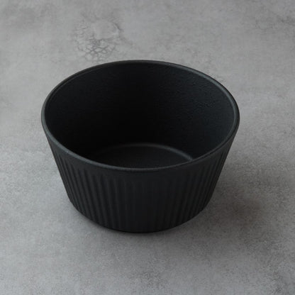 Ware Hendey 11cm Square Unbreakable Small Bowl - Premium Black, Heat-Resistant to 240°C, Microwave & Dishwasher Safe, High-Durability BPA-Free Resin Tableware with Ceramic Look - Made in Japan