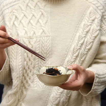 natural69 Hasami-yaki Kohiki Glazed Hexagonal Small Bowl – Japanese Ceramic, Microwave & Dishwasher Safe