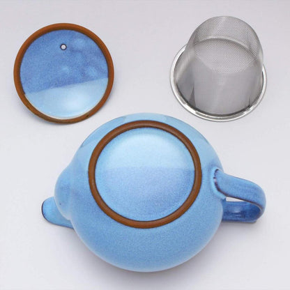 Mino Ware Ceramic Teapot Pot Sakura Cherry Blossom Design, Kiln-Fired, Made in Japan 500-25