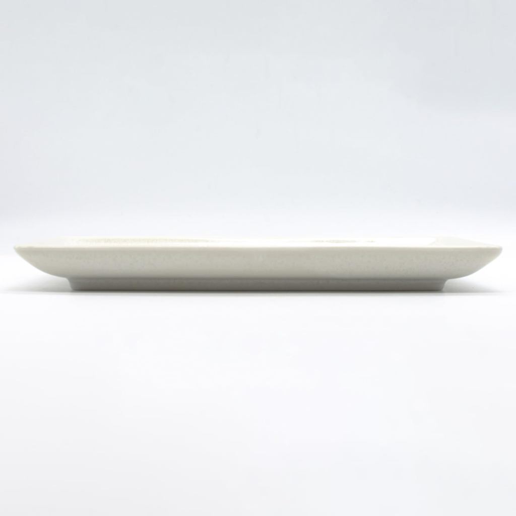 Aito "Natural Color" Mino Ware Rectangular Serving Plate 21 x 13 cm – Microwave & Dishwasher Safe, Made in Japan