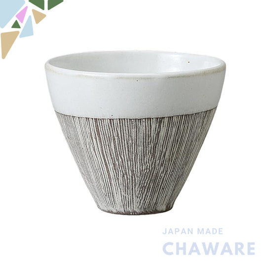 【made in japan】
Ale-net Japanese Chawan Tea Cup, 8.8×7cm, Small Branch White, Microwave Safe, Mino Ware, Made in Japan -