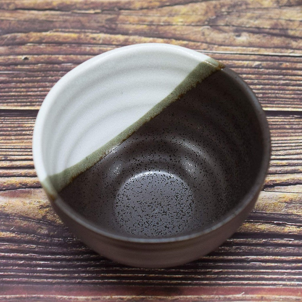 [made in Japan] Kutani Porcelain Small Rice Bowl "Hidamari" - Japanese Ceramic Tableware, Authentic Japanese-Made Donburi Dish, for Serving Delicious Meals