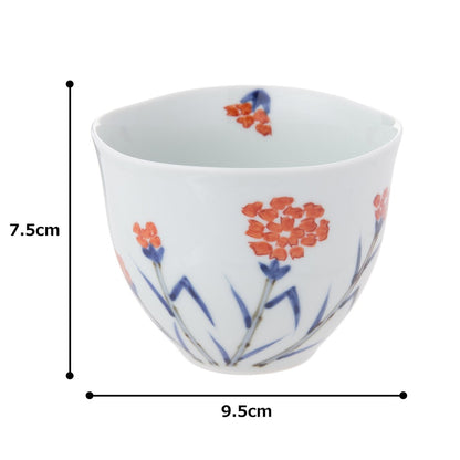 【made in japan】
Ranchant New Free Cup Multi, 9.7x7.6cm, Carnation (May) – Arita-Yaki, Made in Japan, Perfect for Your Daily Use, Ideal Gift Option for Special Occasions