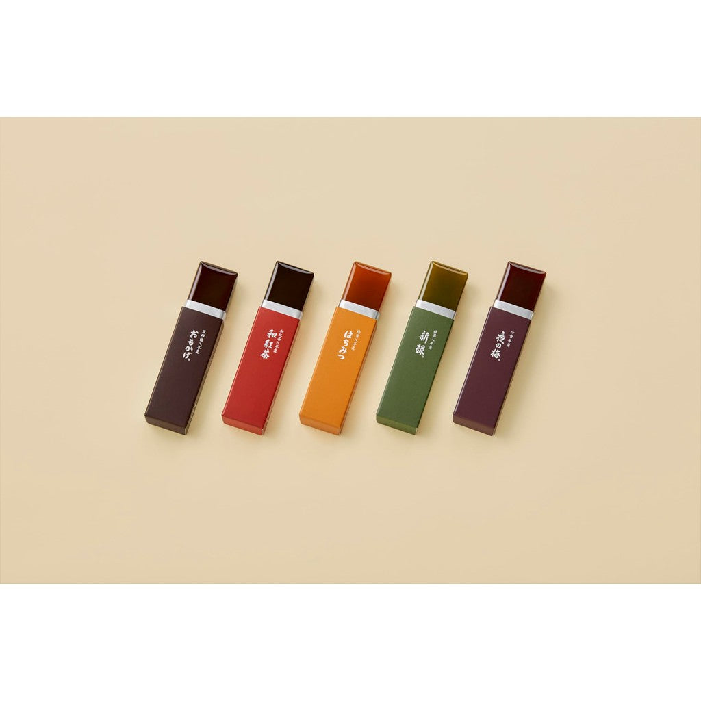 Toraya Small Size Yokan - 14 Pieces Set, Traditional Japanese Sweet Red Bean Jelly Delight, Perfect for Gift or Personal Enjoyment.