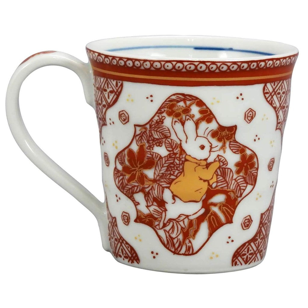 Peter Rabbit Mug 250ml, Kutani Porcelain, Made in Japan, PR2141-11 - Delightful Peter Rabbit Design for Tea and Coffee Lovers. Perfect Gift Idea! Teacup