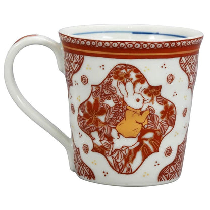 Peter Rabbit Mug 250ml, Kutani Porcelain, Made in Japan, PR2141-11 - Delightful Peter Rabbit Design for Tea and Coffee Lovers. Perfect Gift Idea! Teacup