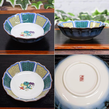 【made in japan】
Elegant Japanese Kutani Pottery Serving Bowl - High-Quality Ceramic Dish for Traditional Dining, Small Patterned Vegetable Bowl, Made in Japan, Premium Tableware for Your Japanese Cuisine Collection.