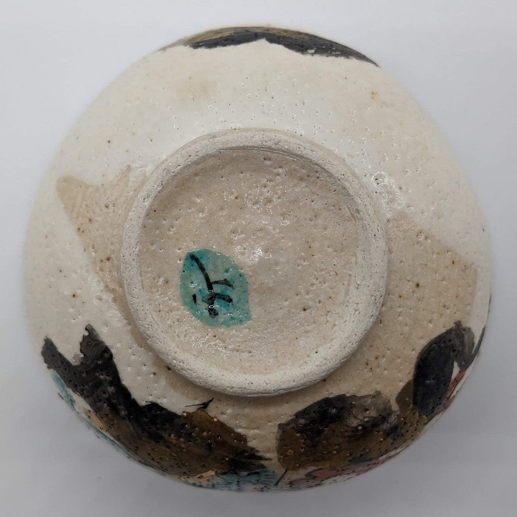 【made in japan】
Mino Ware Wada Ichihito Matcha Bowl and Tea Cup Set, Approx. 13cm, Fujin Raijin Design, Made in Japan, Model 105-0013. Perfect for tea lovers and collectors!