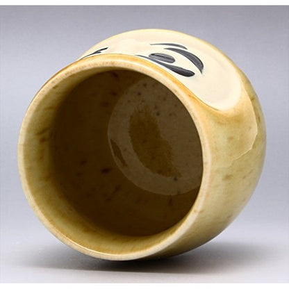 【made in japan】
Mino Ware Feng Shui Daruma Sushi Teacup (Good Fortune for Family) K11214 - Elegant ceramic cup perfect for enhancing family harmony, ideal for sushi lovers!