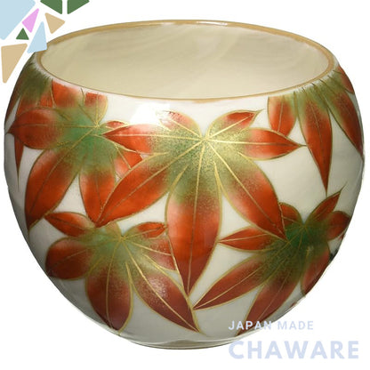 【made in japan】
Kyoto Pottery Seihan Ware Tea Cup - Cream - 9cm Diameter - Oankan Kiln - Gift Boxed - Floral Design (Map