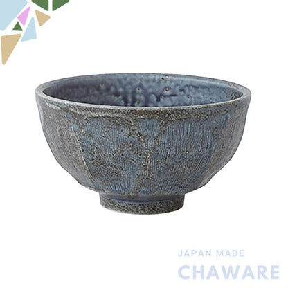 【made in japan】
Showa Seito Wabi Dark Blue Gray 5.5-sided Bowl φ17×9.7cm, Mino Ware, Made in Japan, Dishwasher Safe, Per
