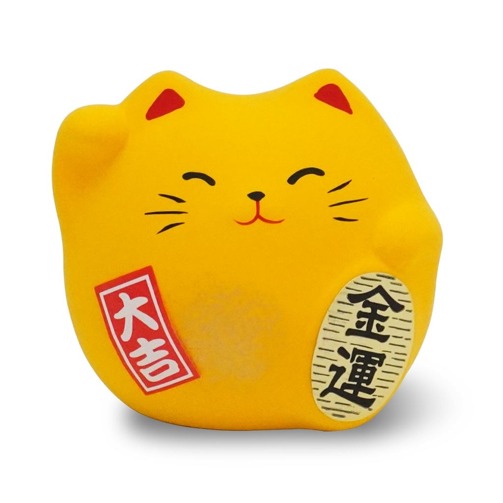 COTONOHA Banko-yaki 2.2-Inch Maneki Neko Lucky Cat Figurine – Made in Japan
