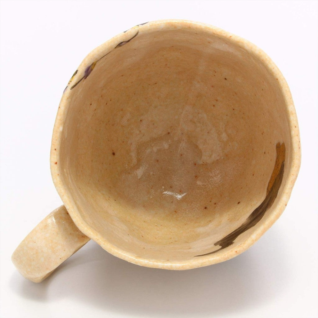 [made in japan] Mino Ware Kazuto Wada Raijin Mug with Decorative Box, Model 105-0019 – Traditional Japanese Craftsmanship Ideal for Collectors and Gifts