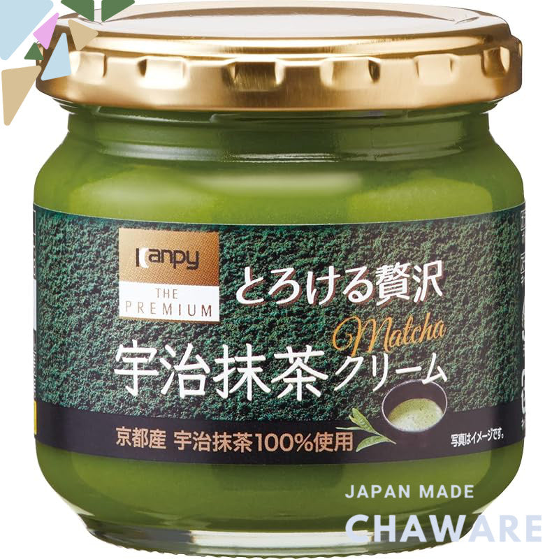 Kanpy The Premium Melting Luxury Uji Matcha Cream 150g - Indulge in this creamy delight made from high-quality Uji match