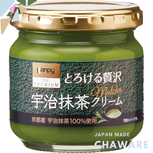 Kanpy The Premium Melting Luxury Uji Matcha Cream 150g - Indulge in this creamy delight made from high-quality Uji match
