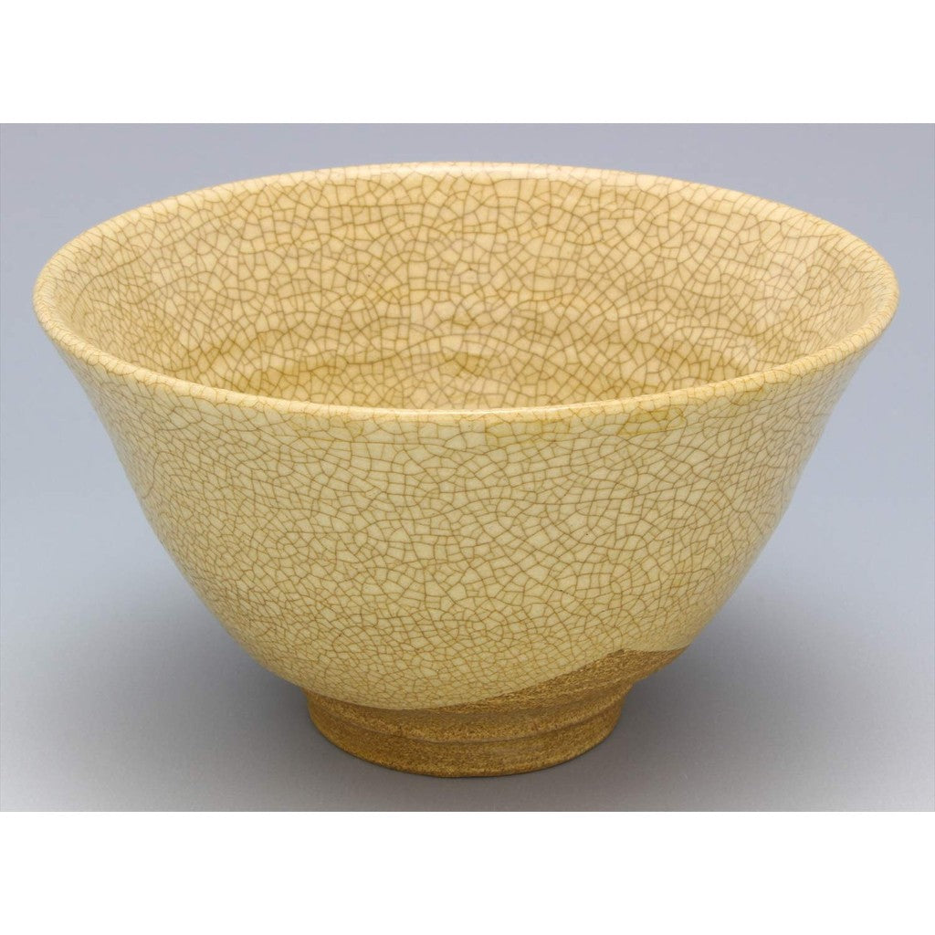 [made in japan] Seto Ware "Miyoshi Gosan" Matcha Bowl, 14cm Diameter x 8cm Height, Porcelain Pottery, Made in Japan, Traditional Craftsmanship, Perfect for Tea Ceremony and Matcha Lovers, SKU 139-0027.