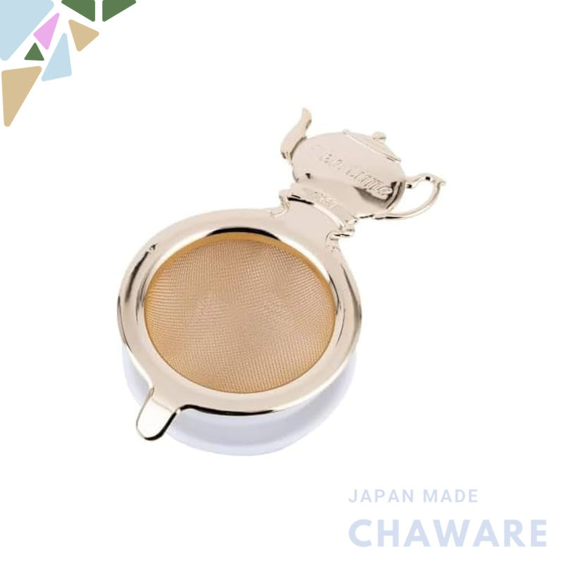 【made in japan】
Gold Tea Time Tea Strainer Set - Enhance your tea experience with this elegant 018220 tea strainer and s