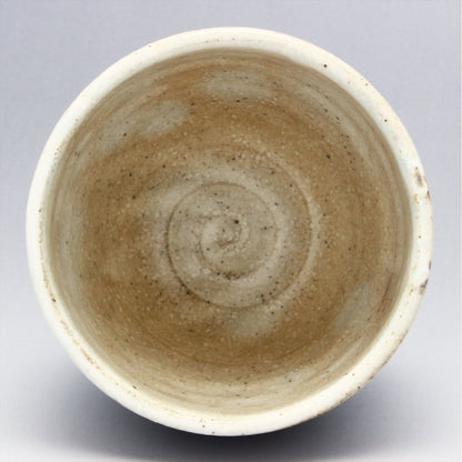 【made in japan】
Mino Ware "Ono Shigeho" Waist-turned Teacup, 180ml Capacity, Made in Japan, Stoneware Tea Cup, Rustic Powder-Glazed Finish, 134-0007