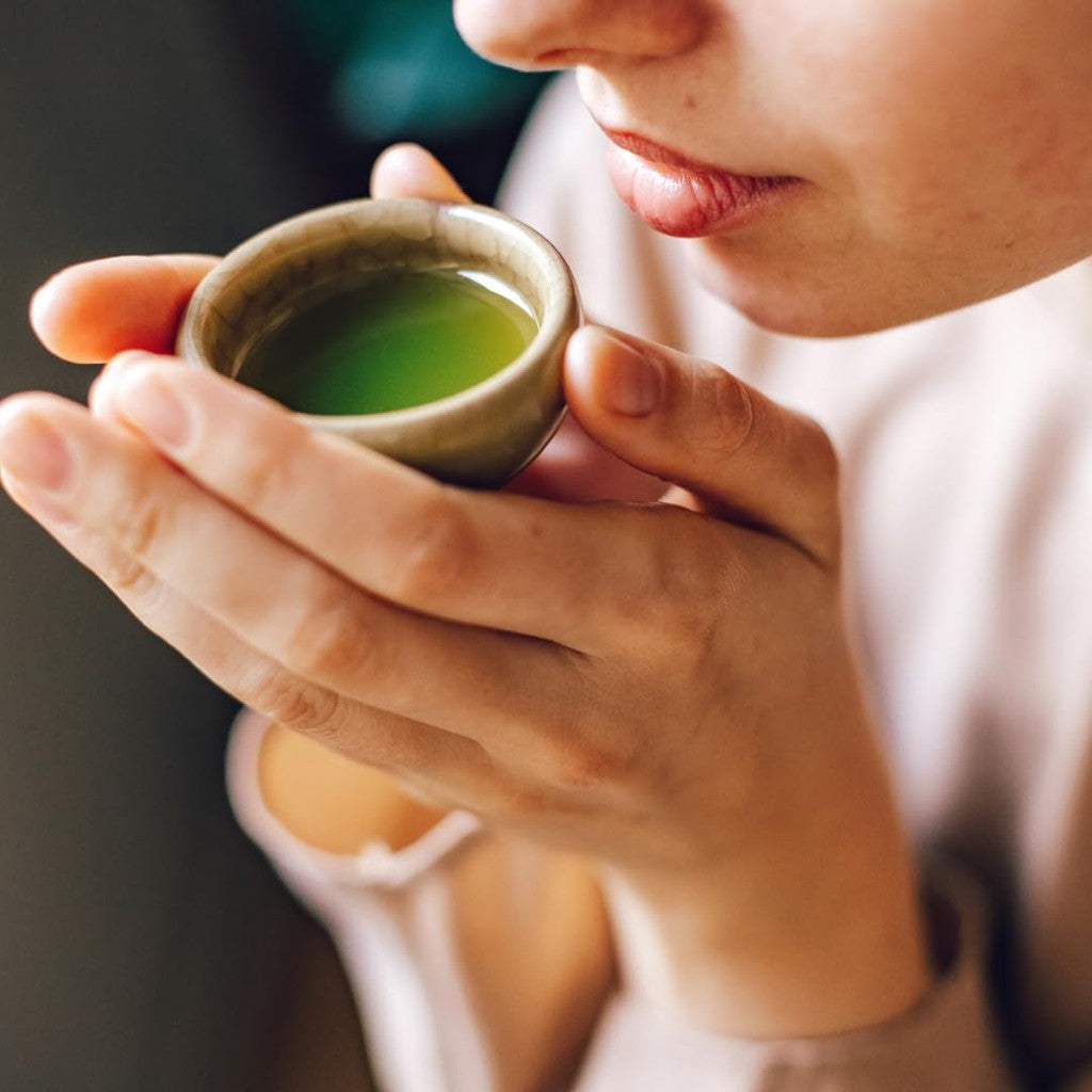 HAYASHI Tea Shizuoka Ceremonial Matcha Kuon 100% Japanese Premium Matcha for Traditional Tea Ceremony, 30g Can