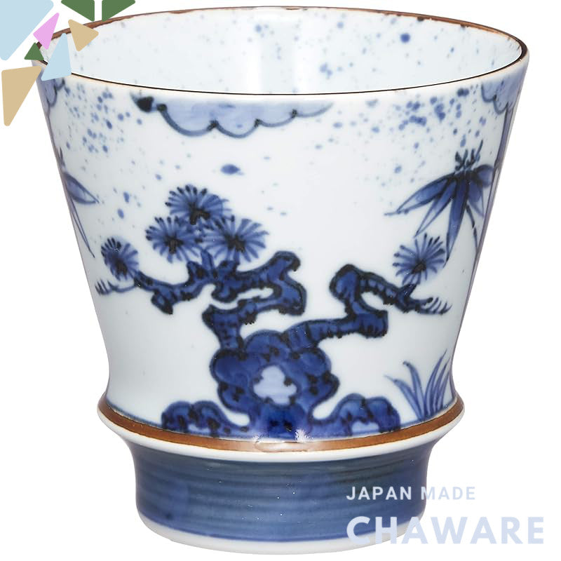【made in japan】
Arita Porcelain "Supreme Shochu Glass" Matsutake Plum Tumbler, 280ml Capacity, Dishwasher and Microwave 