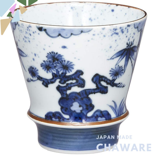 【made in japan】
Arita Porcelain "Supreme Shochu Glass" Matsutake Plum Tumbler, 280ml Capacity, Dishwasher and Microwave 
